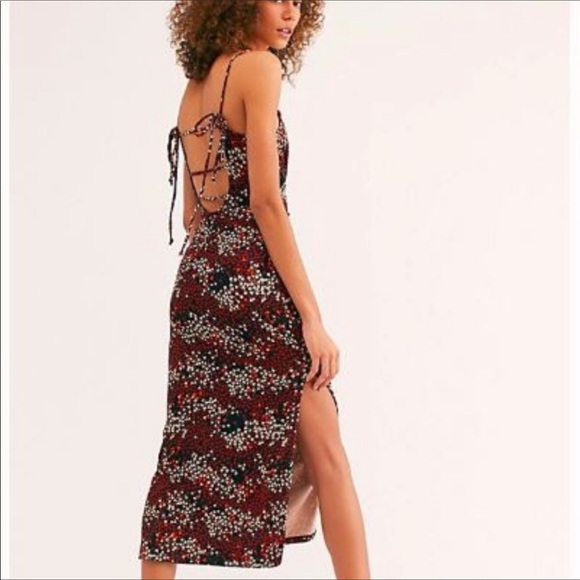 SOLD Free People Stealing Kisses Midi Dress - Picture 5 of 7